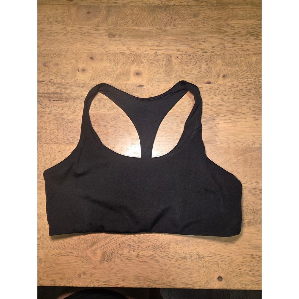 Weylyn Black Racerback Sports Bra Medium Still Not Done Activewear Gym Top